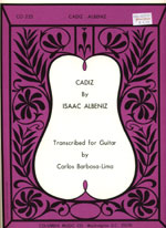 【楽譜】アルベニス：カディス［B=リマ編曲］