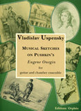 【楽譜】ウスペンスキー：プーシキンの「エウゲニ・オネーギン」による音楽スケッチ（G&Cl&Perc&StQ）