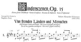 【楽譜】シューマン：子供の情景Op.15全曲［S.アーロン編曲］