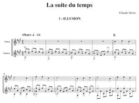 【楽譜】シロワ：時の組曲（G&Vn）全4楽章