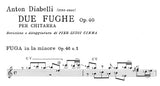 【楽譜】ディアベッリ：2つのフーガOp.46［チンマ校訂］