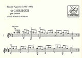 【楽譜】パガニーニ：43の気まぐれ（ギリビッツィ）［ポローニ校訂］
