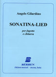 【楽譜】ジラルディーノ：ソナチネ＝リート（G&Fg）全3楽章。「歌曲風ソナチネ」の意味？
