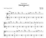 【楽譜】サティ：グノシェンヌ第1, 2, 3, 5番（2G）［カステ編曲］