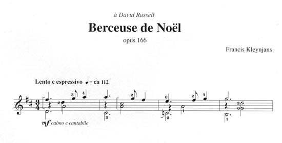 【楽譜】クレンジャンス：クリスマスの子守歌Op.166／ワルツ・ホ短調Op.168