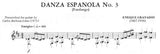 【楽譜】グラナドス：スペイン舞曲第3番，第6番［B=リマ編曲］
