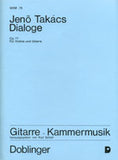 【楽譜】タカーチ：対話Op.77（G&Vn）全4楽章