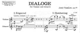 【楽譜】タカーチ：対話Op.77（G&Vn）全4楽章