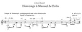 【楽譜】クレンジャンス：ファリャ讃歌Op.118（ラッセルに献呈）