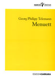 【楽譜】テレマン：メヌエット・ニ長調［ヴィニチウス編曲］