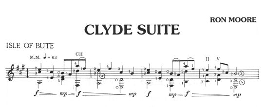 【楽譜】ムーア：クライド組曲（4つのスコットランド風無言歌。ラッセルが録音）
