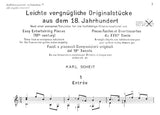 【楽譜】シャイト編：18世紀の小品集