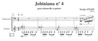 【楽譜】アサド：ジョビニアーナ第4番（G&Vc）