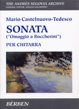 【楽譜】C=テデスコ：ソナタ（ボッケリーニ讃歌）◆セゴビア・アーカイブ・シリーズ［ジラルディーノ&ビスカルディ校訂］