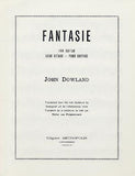 【楽譜】ダウランド：ファンタジー［プイエンブルック編］