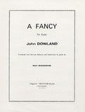 【楽譜】ダウランド：ファンシー・ホ短調［サンダーマン編］