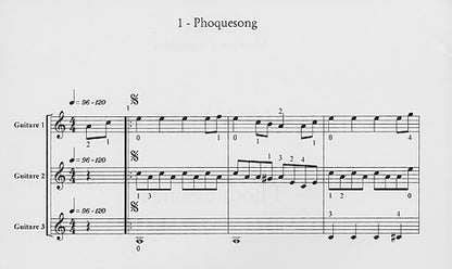 【楽譜】イワガミタカシ：Phoque Songs（3Gまたは2G）