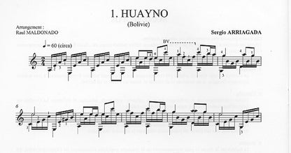 【楽譜】アリアガダ：10のラテンアメリカの練習曲2