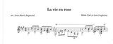 【楽譜】エディット・ピアフ ：バラ色の人生[レーモン編]