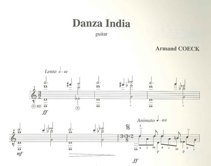 【楽譜】クーク：インディアの踊り