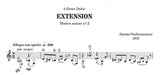 【楽譜】ウルクズノフ：エクステンション