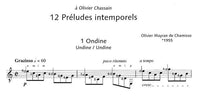 【楽譜】シャミッソ：12の時を超えたプレリュード
