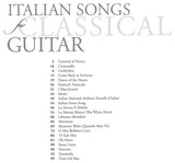 【楽譜】クラシックギターのためのイタリアン・ソングス（タブ譜付き）［ヒル編］