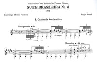 【楽譜】アサド：ブラジル組曲第3番［ヴィロトー運指］