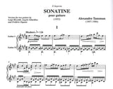 【楽譜】タンスマン：ソナチネ（2G）◆セゴビア・アーカイブ・シリーズ［ジラルディーノ，ビスカルディ編］（CD付）