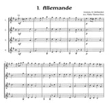 【楽譜】ギター四重奏のためのルター時代の音楽（4G）［ハイン編］