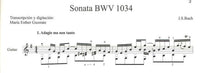 【楽譜】バッハ：ソナタBWV1034[グスマン編]