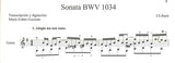 【楽譜】バッハ：ソナタBWV1034[グスマン編]