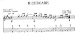 【楽譜】ダ・ミラノ：リチェルカーレ［佐々木 忠・編］