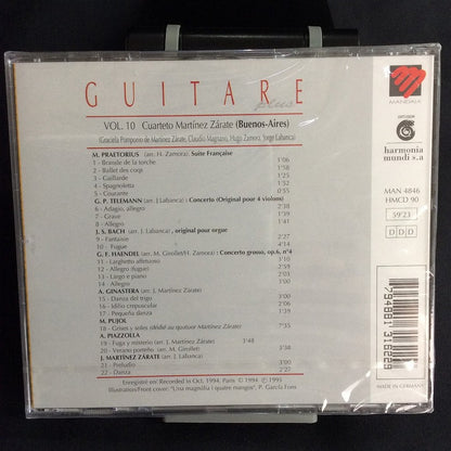 【CD】サラテ・ギター四重奏団〈ギター・プラスVol.10〉