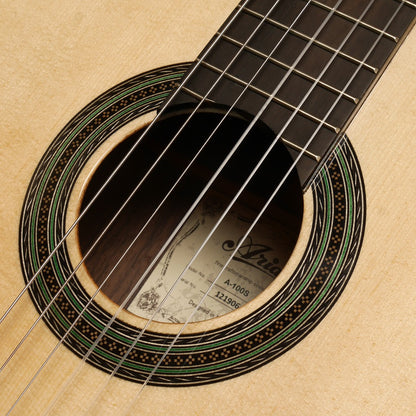 アリア Aria 年 A-100S (松・ローズウッド 650ｍｍ)【新品】 クラシックギター