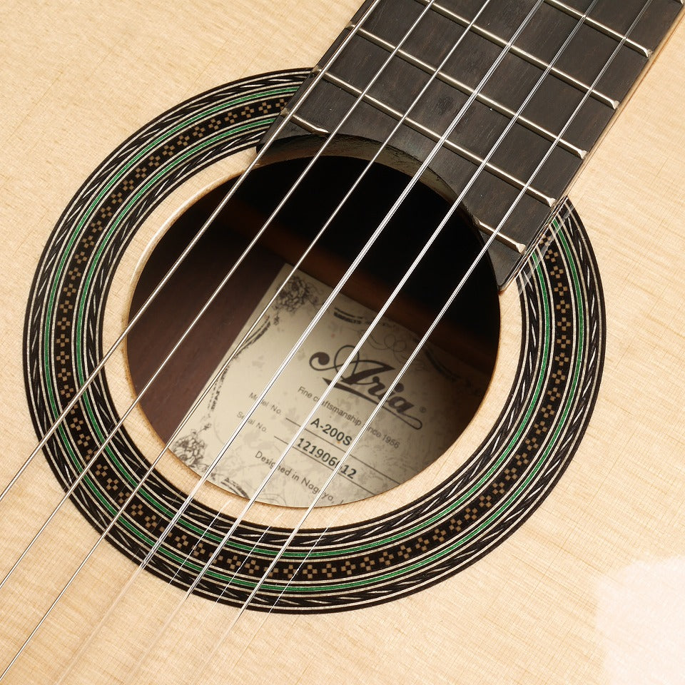 アリア Aria 2020年 A-200S (松・ローズウッド 650ｍｍ) 【新品】 クラシックギター
