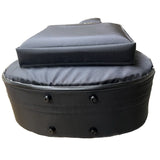 在庫切れ・2月末入荷予定【送料無料】[軽量タイプ] ナスカ・クラシックギターケース（ブラック）［防水ファスナー］