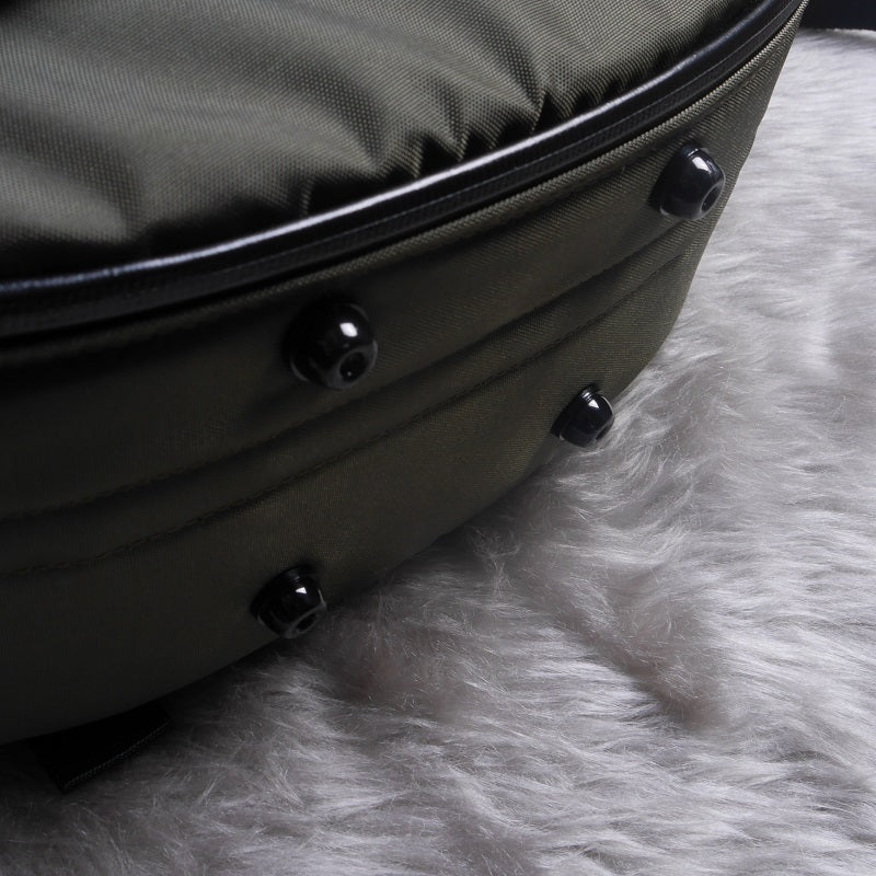 【送料無料】[軽量タイプ] ナスカ・クラシックギターケース（ブラウン）［防水ファスナー］