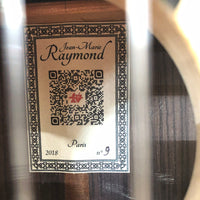 ジャン・マリ・レーモン Jean Marie Raymond 2018年 No.9 (松・ローズウッド 650mm) フランス 【新品】 クラシックギター