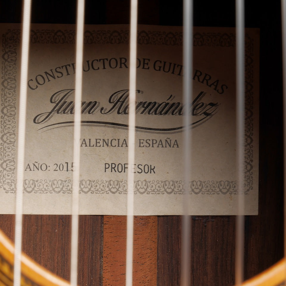 ファン・エルナンデス Juan Hernandez 2015年 Professor (松・ローズウッド 650mm) スペイン 【中古】 クラシックギター