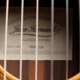 ファン・エルナンデス Juan Hernandez 2015年 Professor (松・ローズウッド 650mm) スペイン 【中古】 クラシックギター