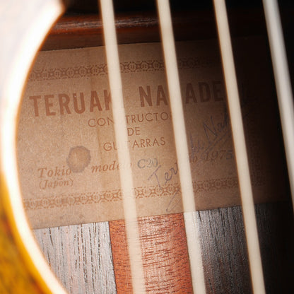 中出輝明 Teruaki Nakade 1975 C20 (松・ハカランダ 657mm) 【中古】 クラシックギター