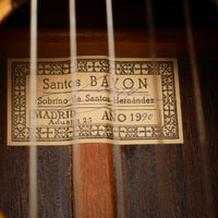 サントス・バジョン Santos Bayon 1990年 (松・ローズウッド 650ｍｍ) スペイン 【中古】 クラシックギター