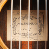 ダニエル・フレドリッシュ Daniel Friederich 1969年 No,253 (松・ローズウッド 650mm) フランス 【中古】 クラシックギター