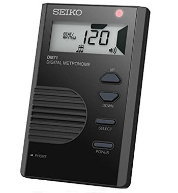 デジタル式：セイコー／デジタル・メトロノームDM71（ブラック）