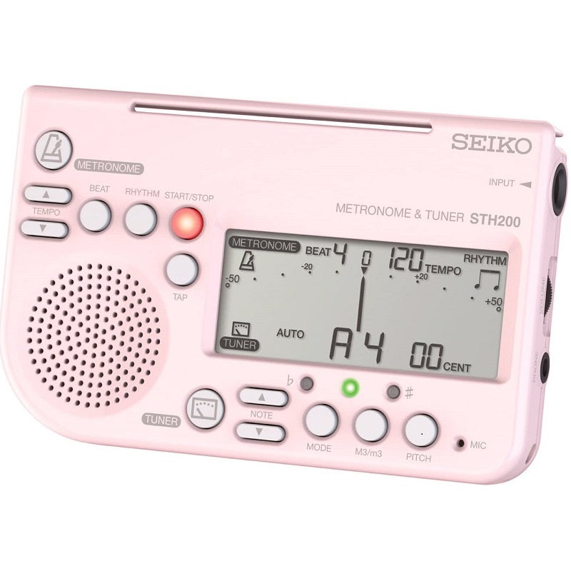 【完売】セイコー／メトロノーム＆チューナーSTH200P（ピンク）