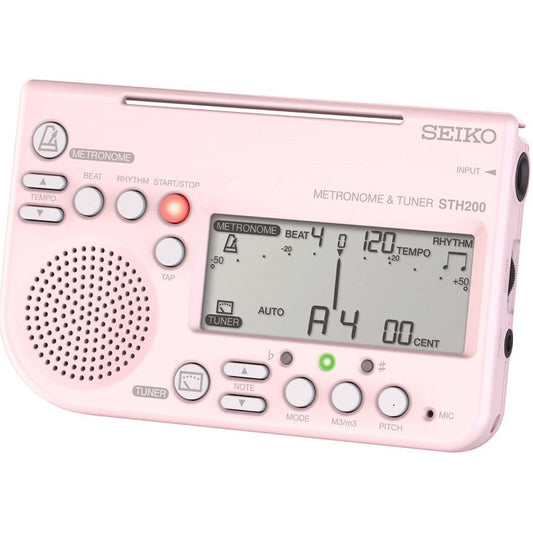【完売】セイコー／メトロノーム＆チューナーSTH200P（ピンク）