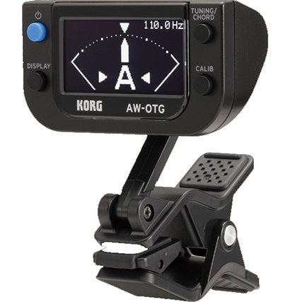 Buskersエレキギター KORG CA-30 クロマチックチューナー 譜面台