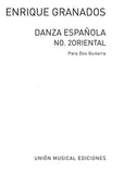 【楽譜】グラナドス：スペイン舞曲No.2「オリエンタル」（2G）［クエルバス＆プジョール編曲］