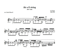 【楽譜】バッハ：G線上のアリア、パストラーレBWV590、シンフォニアBWV156［ラッセル編］